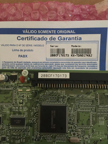 Placa Ramal Tda 0174 Panasonic Na Caixa Original (Usado)