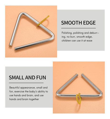 Juego De Instrumentos Music Triangle, Percusión Manual Trian