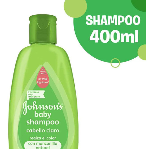 Shampoo Bebe Manzanilla Johnson Cabello Claro 400 Ml