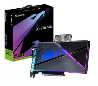 Tarjeta de video Nvidia Gigabyte AORUS GeForce RTX 40 Series RTX 4080 GV-N4080AORUSX WB-16GD 16GB