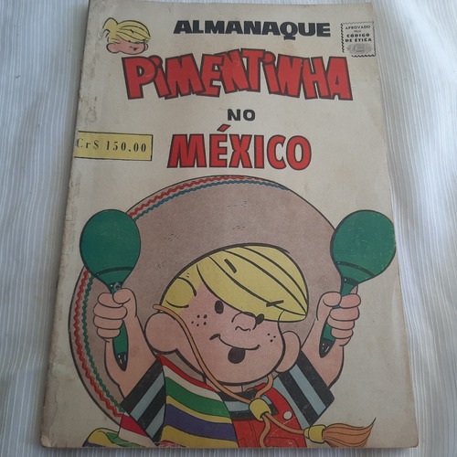 Almanaque Pimentinha No México Novembro 1962 Sem Contracapa