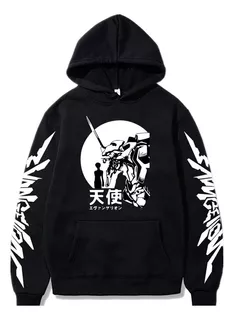 Sudadera Con Capucha Japan Anime Eva 01 Evangelion Print