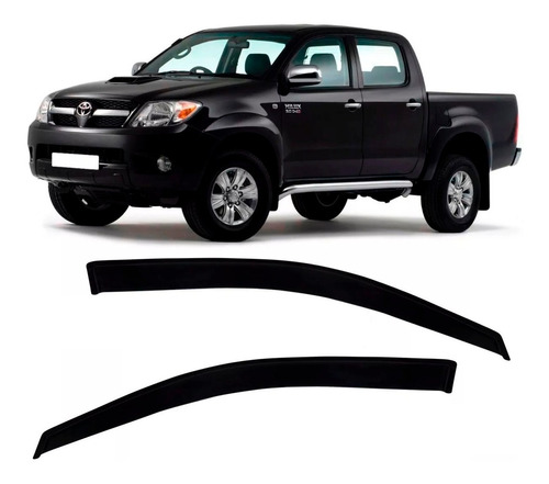 Deflectores Ventanilla Toyota Hilux 2005 A 2015 Delan Adhesi