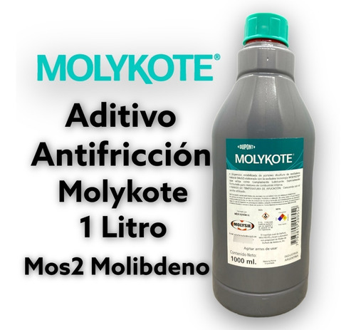 Aditivo Antifricción Mos2 Molibdeno Molykote A Mos2 1 Litro