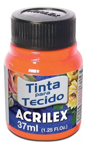 Pintura Textil Telas Acrilex 37ml Colores Varios Fluor Metal