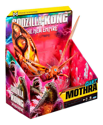 Boneca Mothra Com Asas Gigantes Godzilla X Kong Sunny