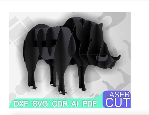Vectores 3d 6 Animales Asador Y Maceteros Corte Plasma S067