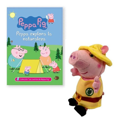 Los Cuentos De Peppa Pig + Peluche N° 01 Peppa Exploradora