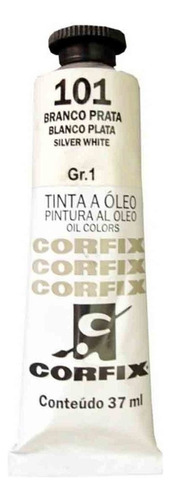 Tinta A Oleo Corfix G1 101 Branco Prata 37ml
