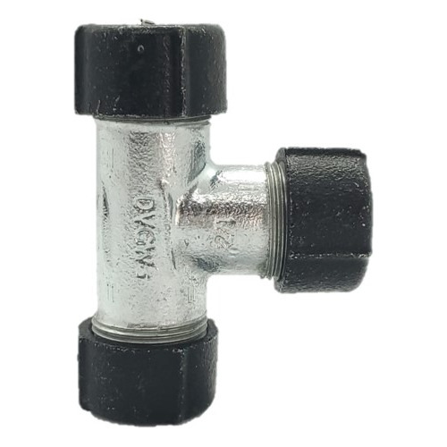 Manguito De Compresión Tipo T Galvanizado/ppr 1/2 Pulg