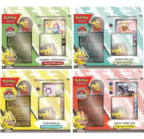 Cartas De Pokemon 2023 World Championship -rojo