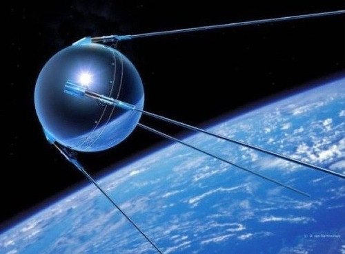 Parche Carrera Espacial, Termoadhesivo, Sputnik 1, Cccp 1957