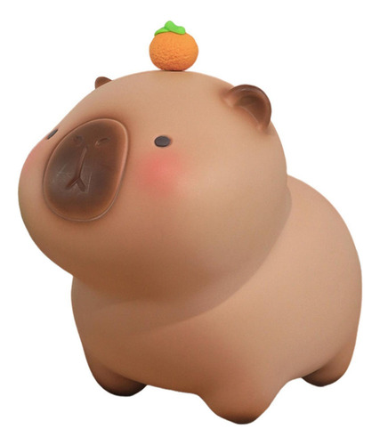 W De Alcancía Con Diseño De Capibara
