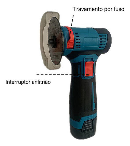 . Mini Amoladora Angular Eléctrica+2 Discos De Corte+2