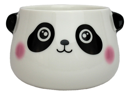 Taza Gato Osito De Ceramica Tapa Y Cuchara Kawaii Tc-185 Color Gt9037 Oso Panda