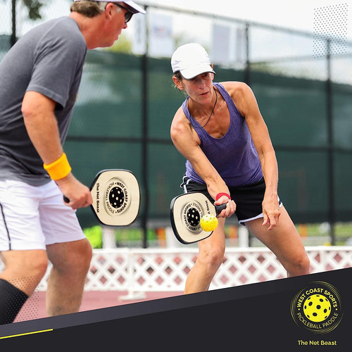 Conjunto De 4 Palas De Pickleball Net Beast, Conjunto D...