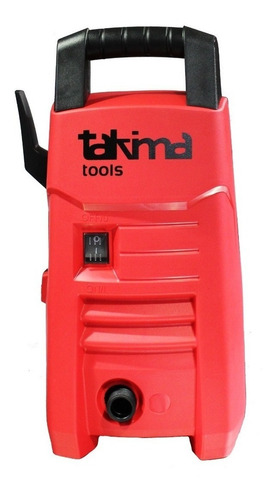 Imagen 1 de 3 de Hidrolavadora eléctrica Takima TKPW1200-13 roja con 1300psi de presión máxima 127V - 60Hz