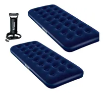 Comprar Combo 2 Colchones Inflables De 1 Plaza Bestway + Inflador 