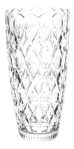 Vaso Angelica Em Cristal Ecológico 15x30 Transparente Luxo