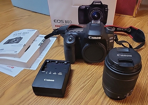 Canon Eos 80d Dslr Camera With 18-135mm+