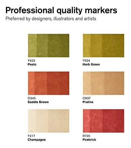 Juego De Marcadores Winsor & Newton Pro, 6 Unidades, Paisaje
