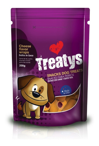 Treatys Cheese | Snack Perro | Deditos De Queso X 200 Gr