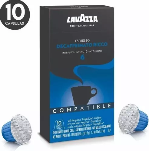 Lavazza Decaffeinato Ricco cápsulas Nespresso