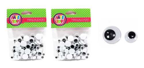 Pack De 2 Set De Ojos Locos 1 Y 1,5 Cms