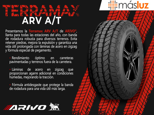 Par Llantas Terramax Arv A/t Arivo Medida 235/75r15 109s