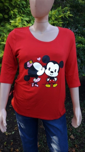 Camiseta Baby Mickey Talles Grandes Xl, Xxl