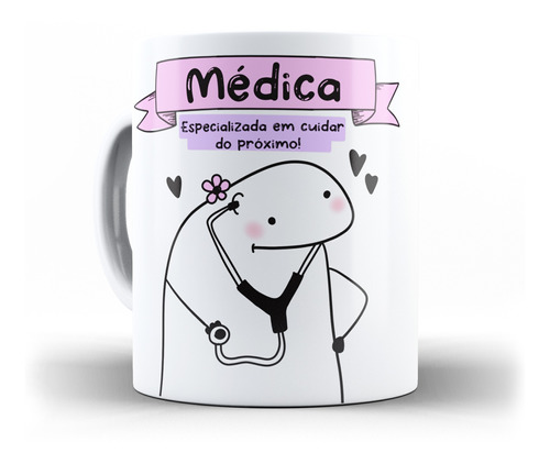 Caneca Flork Profissões Médica