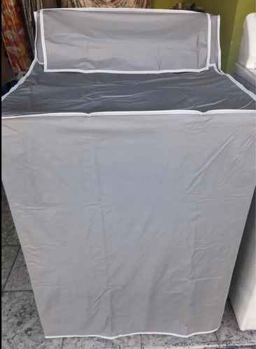 Funda De Lavadora Cubre Lavadora A Prueba De Agua Y Polvo Gris