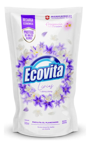 Suavizante Para Ropa Lirios Y Lavanda Ecovita 900ml