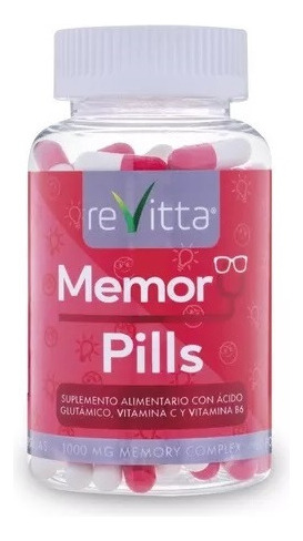 Memory Pills 120 Caps 1 Frasco Revitta. Memoria/ Aprendizaje