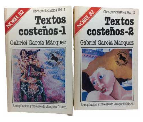 Textos Costeños - 2 Tomos - García Márquez - 1983