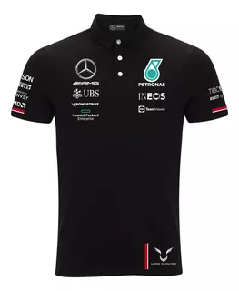 Playera Polo Lewis Hamilton Mercedes Escuderia F1 Formula 1