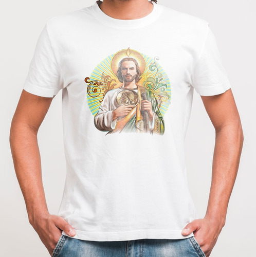 Playera San Judas Tadeo Y Virgencita 