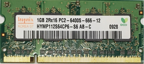 Memoria Ram Laptop Ddr2 1 Gb 800 Mhz Pc2 6400 So Dimm