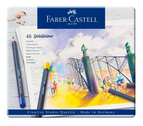Faber Castell 48 Colores Goldfaber Acuarelable 