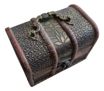 Comprar Cofre Baul Baules De Madera Cajon  Alhajero Souvenirs 15cm