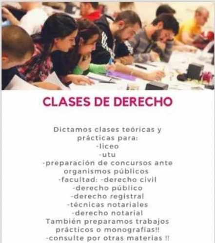 Imagen 4 de 4 de Clases Derecho Notarial E Ingeniería Universidad Concursos