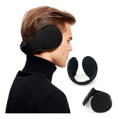 Aquecedor Protetor De Orelha/ouvido Térmico Earmuff Preto