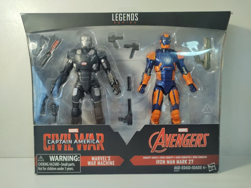 Marvel Legends Pack War Machine & Iron Man Mark 27