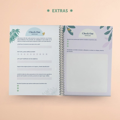 Imagen 6 de 7 de Agenda 2023 A5 - Diarias 15x21 Cm Dura Anillada - Fera