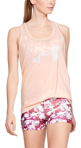 Playera Tank Under Armour Mujer Rosa Tech 1331802805