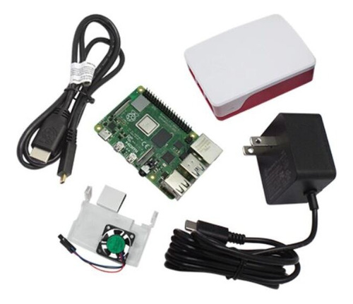 Raspberry Pi 4 2gb Case Ventilador Hdmi Pi 4 B Kit