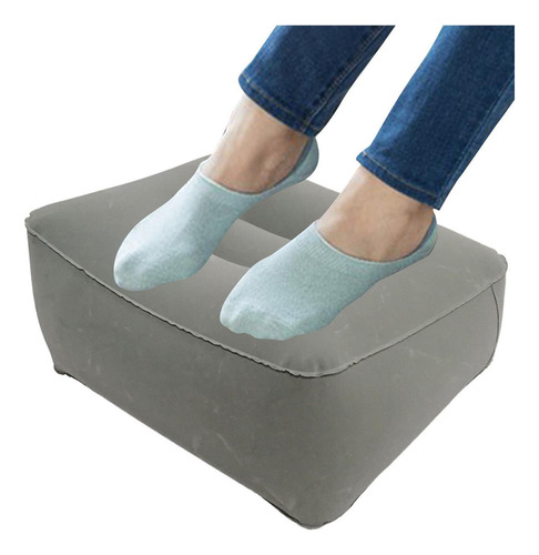 Mz Reposapiés Almohada Escritorio Reposapiés Taburete Gris