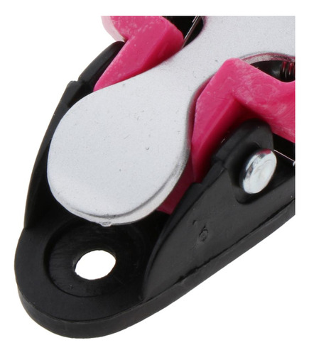 1pc Patinaje En Línea Correa Hebilla Patines Rosa 2 5x3.5cm