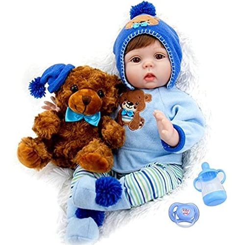 Milidool Realistic Baby Doll Realista Reborn Baby Boy Dolls 