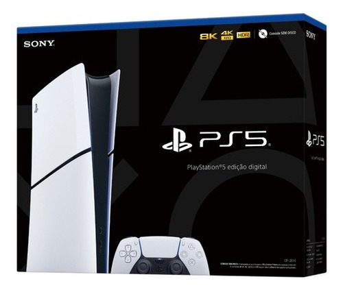 Console PlayStation® 5 Slim Edição Digital 1TB Branco - Sony - Excelente (Recondicionado)